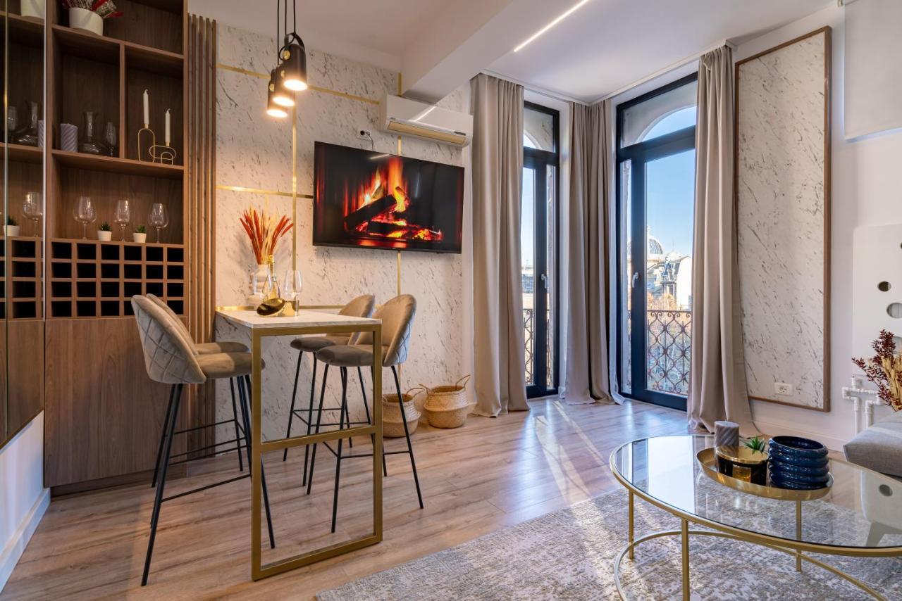 Golden View - Breathtaking Location In Bucharest Lägenhet Exteriör bild