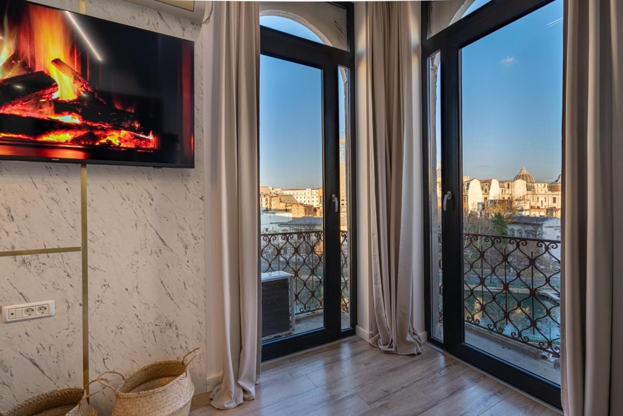 Golden View - Breathtaking Location In Bucharest Lägenhet Exteriör bild